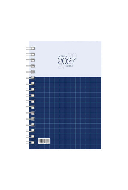 Εικόνα της Spiral Classic Weekly 2027 με planner του 2028